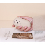 Techgear 小猫喵二合一暖手充電寶 H-W-04AP (杏色) - 4000mAh、長效續航、Type-C充電